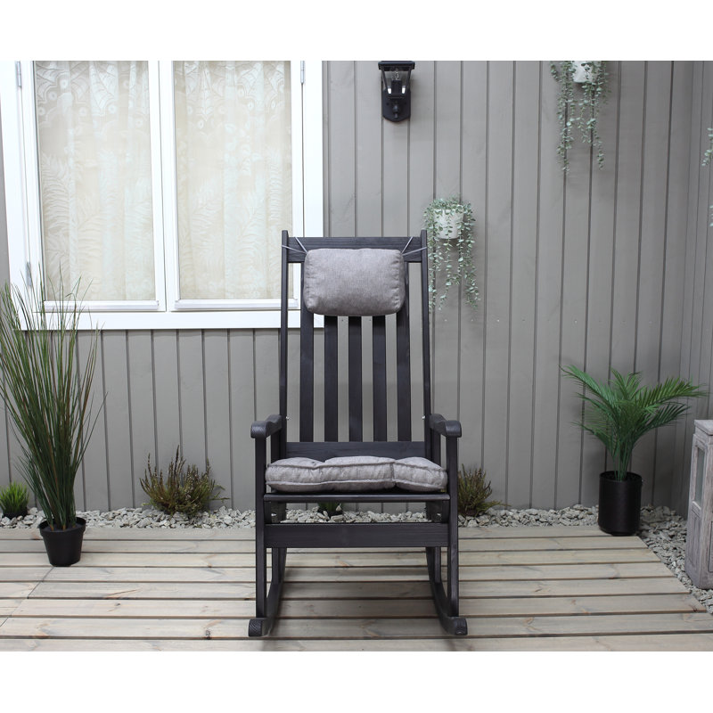 Sarafina Pine Outdoor Chair, Dark Brown