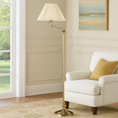 Janessa 59'' Swing Arm Floor Lamp