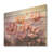 Farmhouse Ad Coral Tulips Florescence - Tulips Wood Wall Art On Natural Pine Wood-139562446