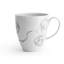Botanical Leaf Handmade Porcelain Coffee Mug