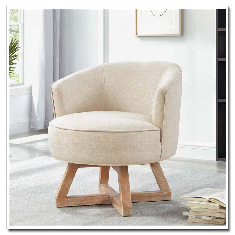 Chaise pivotante avec base en forme de croix, Gris foncé