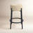 Colombe Upholstered Stool with Metal Frame-982525812-991454321