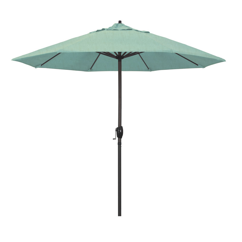 Parasol 9 pi Mira Sunbrella® Mira, Tissage uni Sunbrella® palette brume