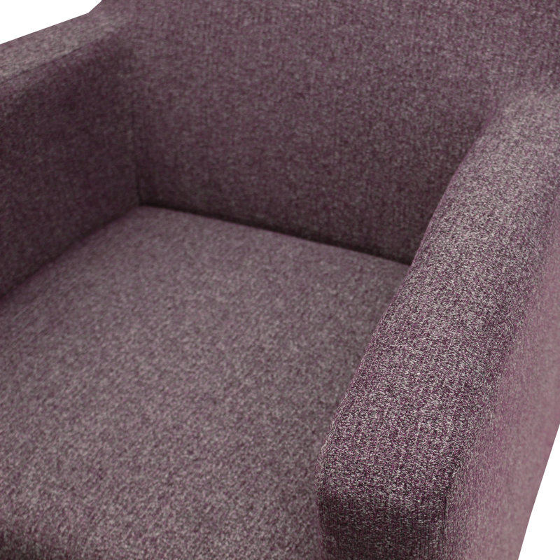 Dannion Upholstered Armchair, Terrace Plum Purple Polyester Blend
