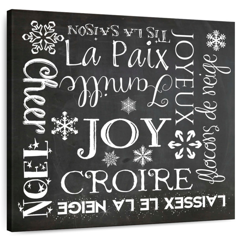 Craie de Noël française Lelend I, H 16 po x l 16 po
