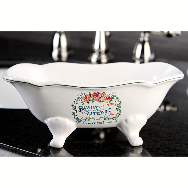 Kingston Brass Savons Superfins 7-9/16-Inch Mini Tub