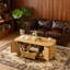 Table basse avec tiroirs et compartiments de rangement-170064916
