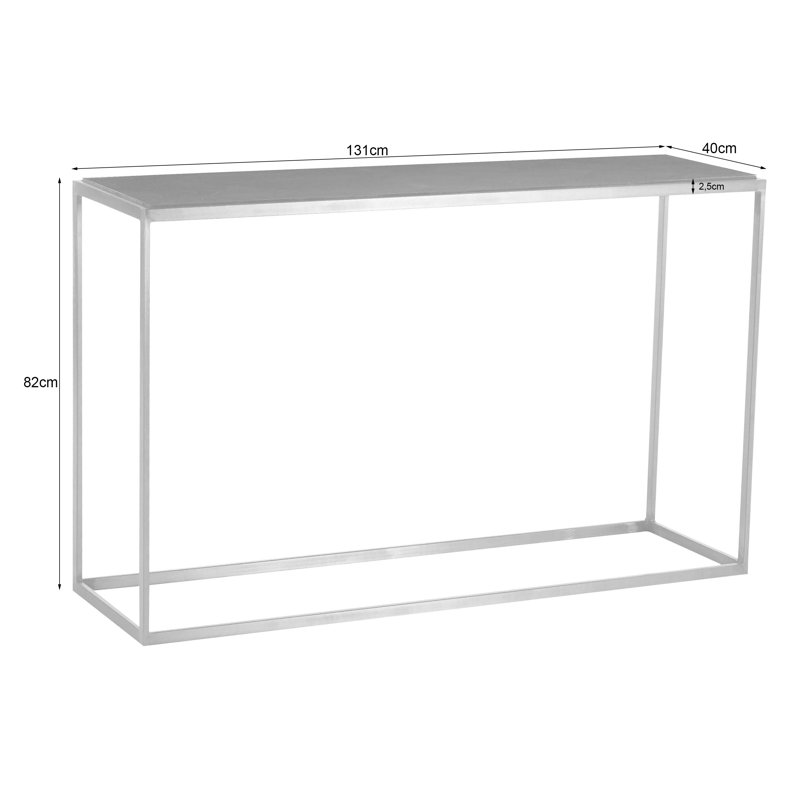 Dyson 131cm Solid Wood Top Console Table