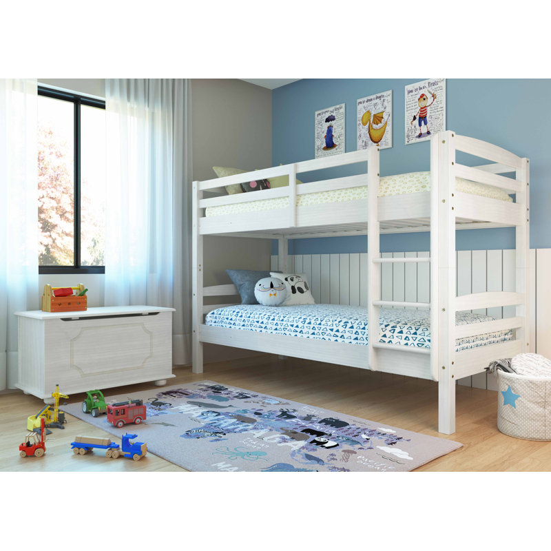 Rahma Kids Bunk Bed, 90x200 cm, White