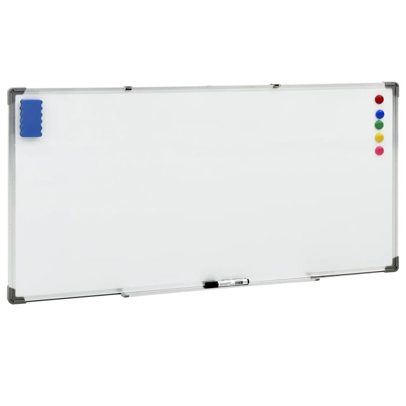 Burrel Wall Mounted Magnetic Whiteboard, 60 cm H x 110cm L