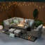 Nine-seat Corner Sofa With Ice Bucket Lift Table-970150708
