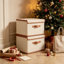 2 bacs de rangement pour PCS avec couvercles, boîte de rangement pliable, boîte de rangement en tissu avec poignées, boîtes de rangement décoratives avec couvercles pour organiser les vêtements, livres, dossiers,-1597742590-1597742584
