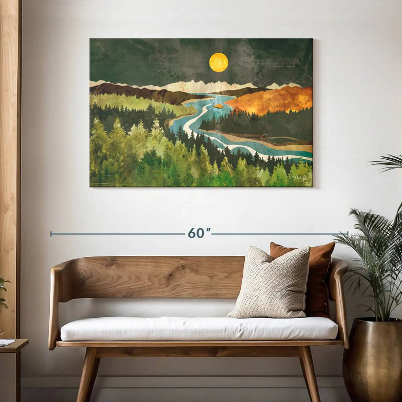 Alvord Mountain clair de lune, H 30 po x l 45 po