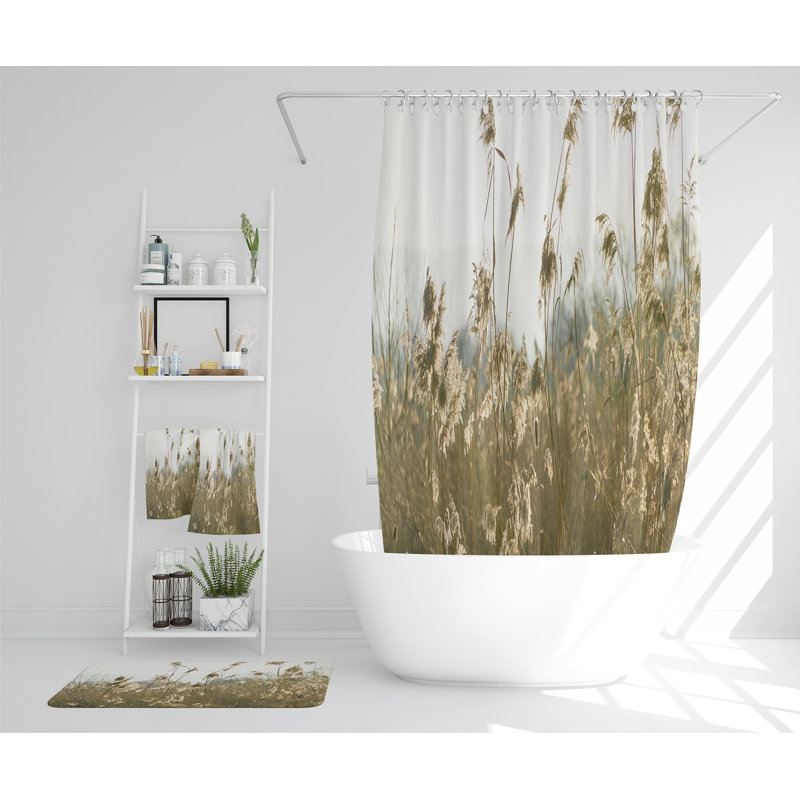 Nayalee Polyester Shower Curtain Set