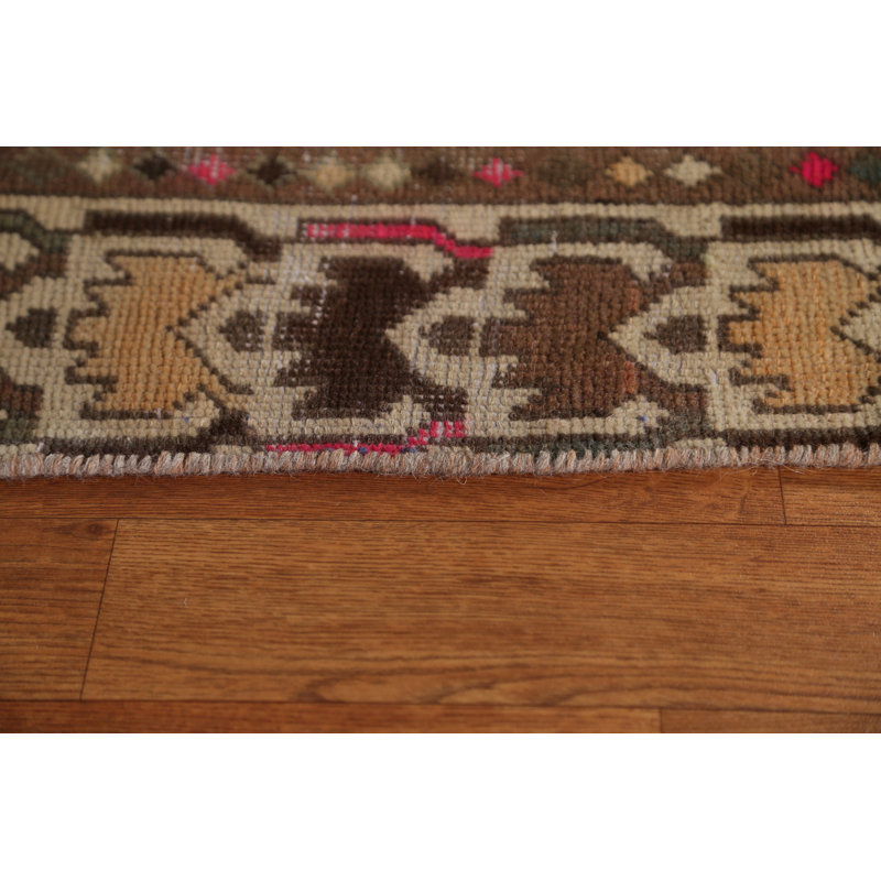 Tapis de couloir brun 4 x 9