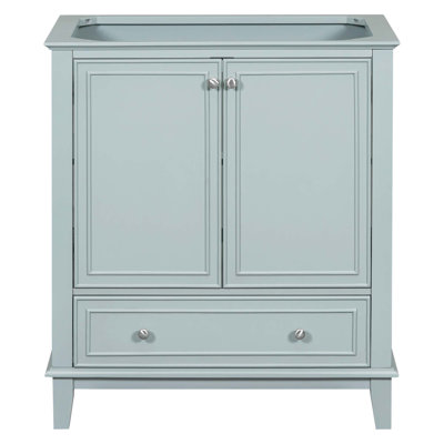 Moretz 30" Bathroom Vanity Without Sink, Base Only, Multi-Functional Bathroom Cabinet With Doors And Drawer, Adjustable Shelf