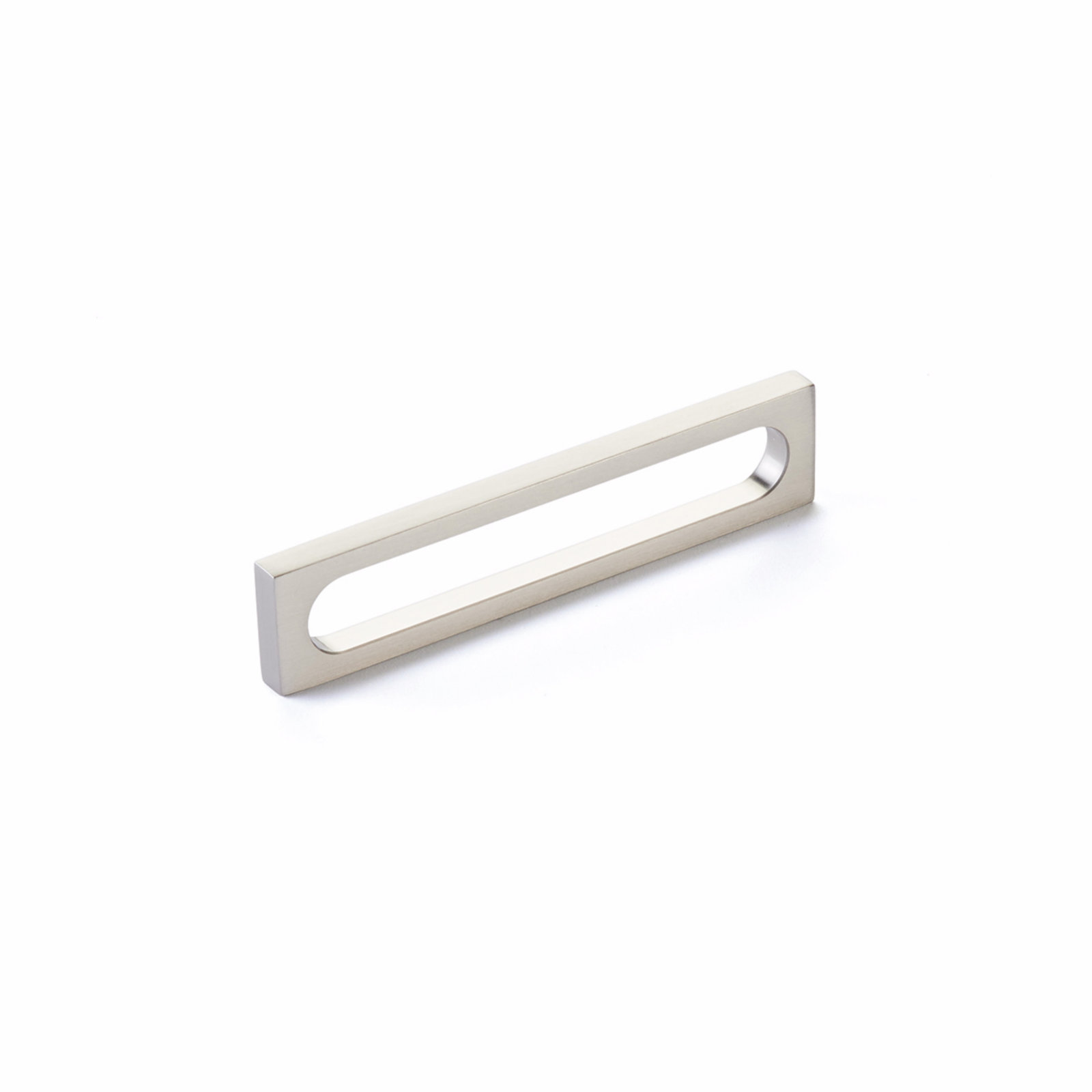 Schaub Café Cabinet Pull, Brushed Nickel, 8"