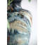 Vase bleu et brun
