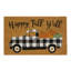 Tapis de porte d'extérieur Zarrukh Happy Fall Y'all Coir 30 po x 18 po