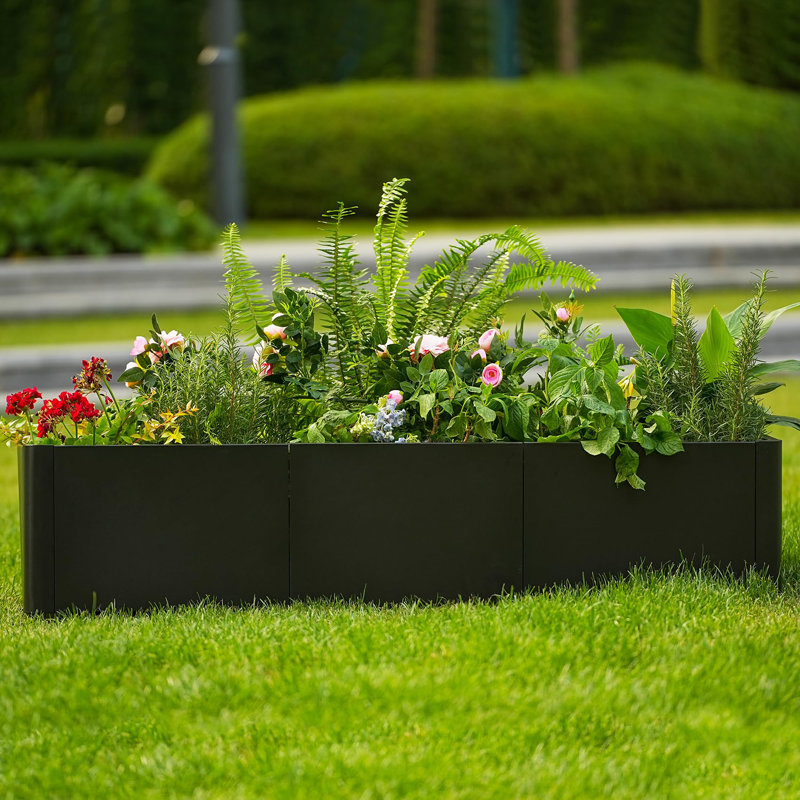 Metal Raised Garden Bed, 30" H x 136" W x 52" D