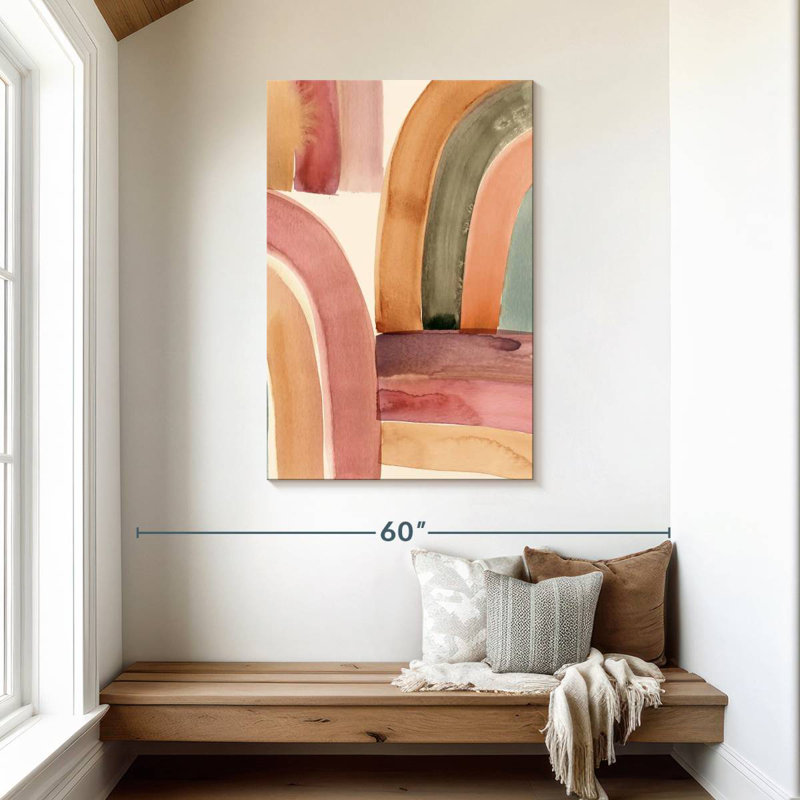 Avery Boho Rainbow Abstract, 45" H x 30" W