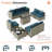 9 Pieces Design-Oriented Rattan Patio Conversation Sets With Fire Pit-734518720