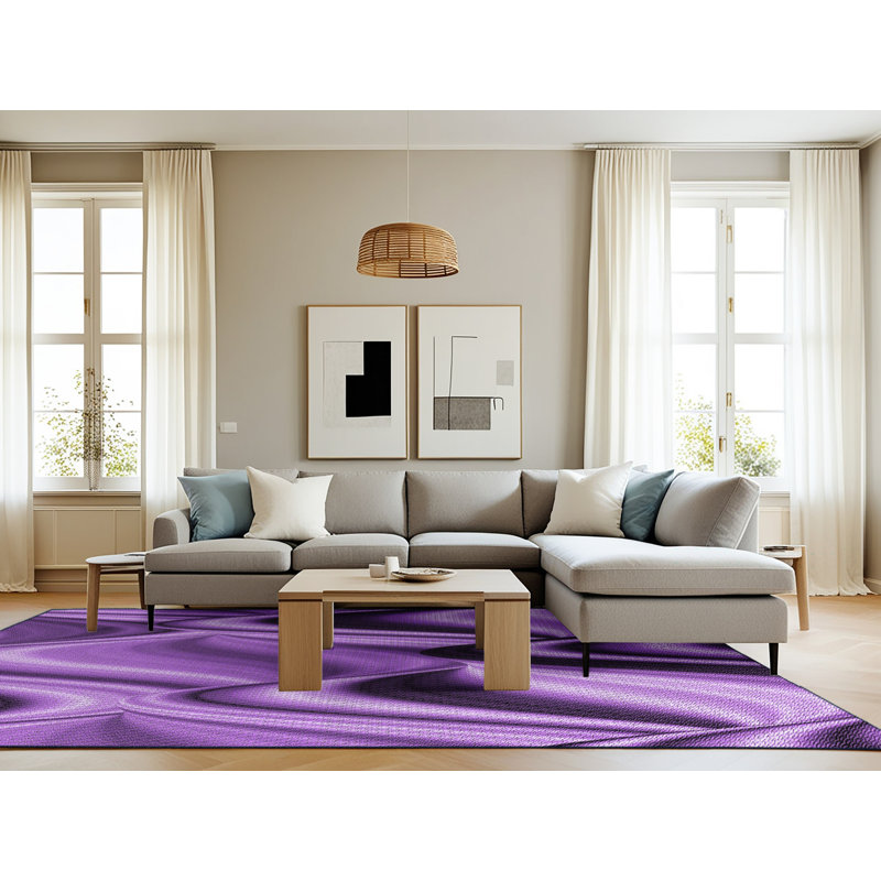 Abstract Indoor Rug, Rectangle 8' x 10'