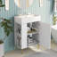 Meuble-lavabo simple 21,6 po avec plateau en céramique Braynard