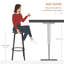 Felten Counter Stool with Metal Frame