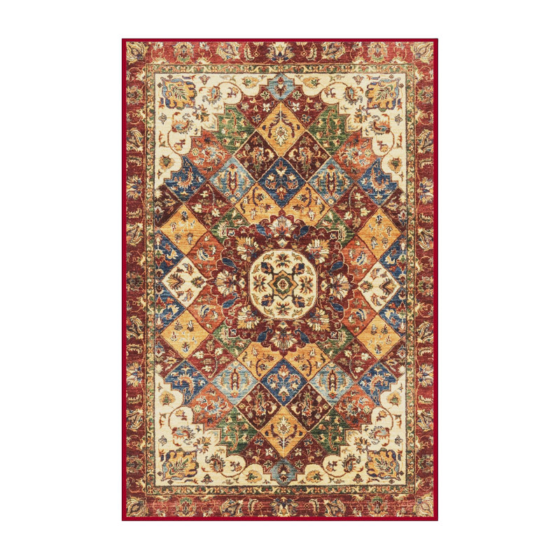 Abstract Indoor Rug, Rectangle 5' x 8'