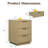 3-Drawer Nightstand,Set of 2-1106928714