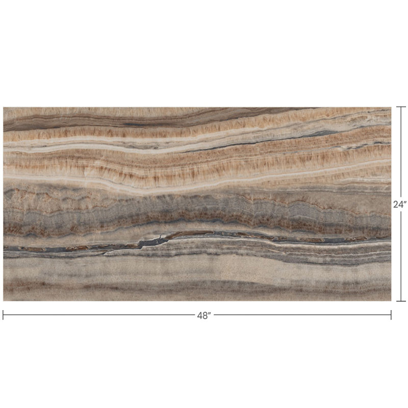 Infinity Stone 24 x 48 ambre mat, Amber