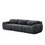 Tissu moelleux moelleux et moelleux de 114 po, canapé modulaire modulaire, conception ergonomique avec repose-pieds et coussins décoratifs, connexion par boucle pour emballage sous vide à compression complète-1146470887-1146470881-1146470885