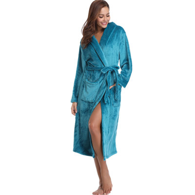 Jarom Flannel Mid-Calf Bathrobe