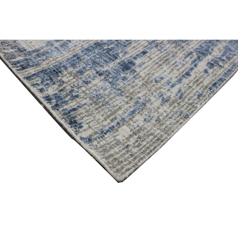 Camouflage Area Rug in Blue, Rectangle 8' x 10'