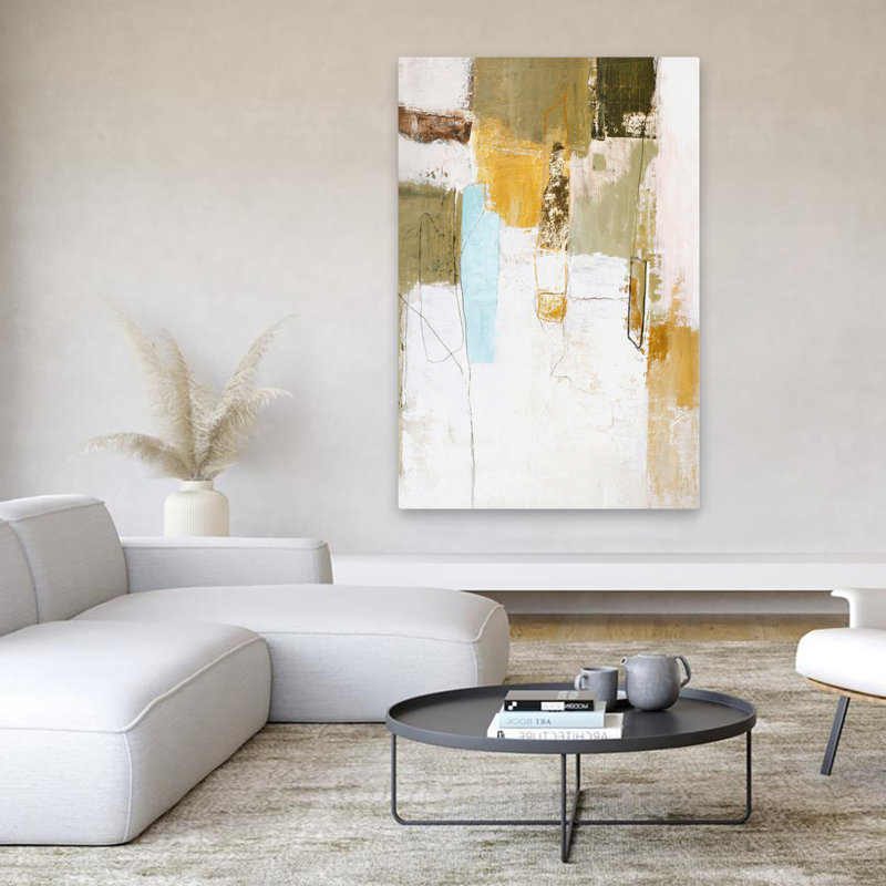 Mingle 3 - Art abstrait, H 60 po x l 40 po