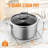 NutriChef 5 Quarts Non-Stick Stainless Steel Stock Pot
