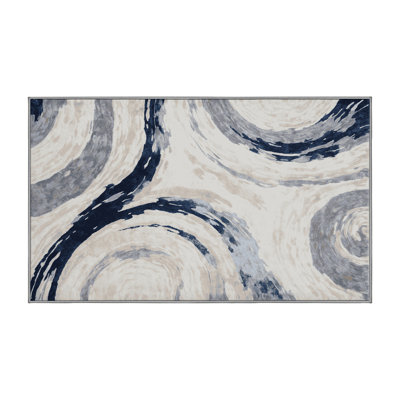 Tapis gris lavable à la machine