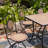 "Pelagia" Five Piece Rectangular Mosaic Garden Set - Tan/Yellow