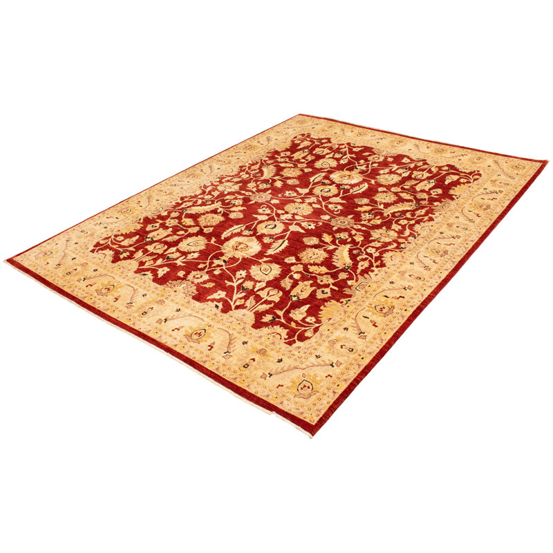 Tapis rouge foncé Chobi Finest 9 pi 1 po x 11 pi 10 po