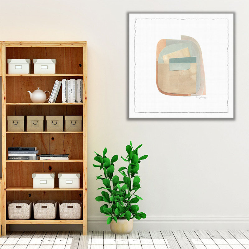 Color Structure II - reproduction d'art sur toile, H 12 po x l 12 po