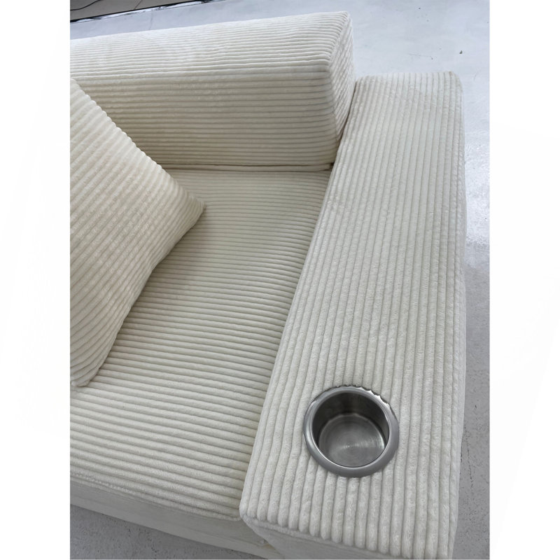 Canapé-lit pliant 76 po, Beige