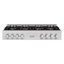 ZLINE 48 in. Classic Gas Rangetop with 8 Burner DuoPro Cooktop in Black Stainless Steel
