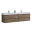 Ensemble de meuble-lavabo double 80 po Parsonage