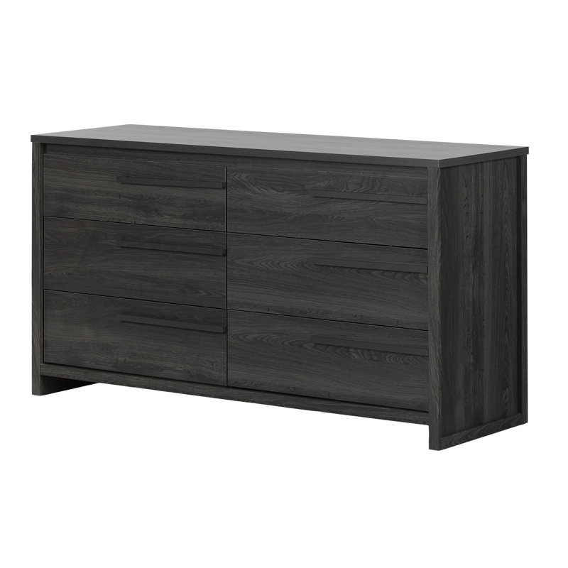Lensky 6-Drawer Dresser, Black