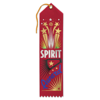 Ruban Spirit Award - 2 po x 8 po - paquet de 6