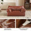 Small Space Pet Sofa for Cats and Small Dogs, Luxury Plush Pet Bed with Bolster, Compact Cat & Dog Couch Armchair, Comfortable Washable Pet Furniture