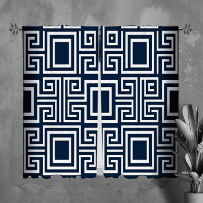 Paire de rideaux obscurcissant en polyester Odice