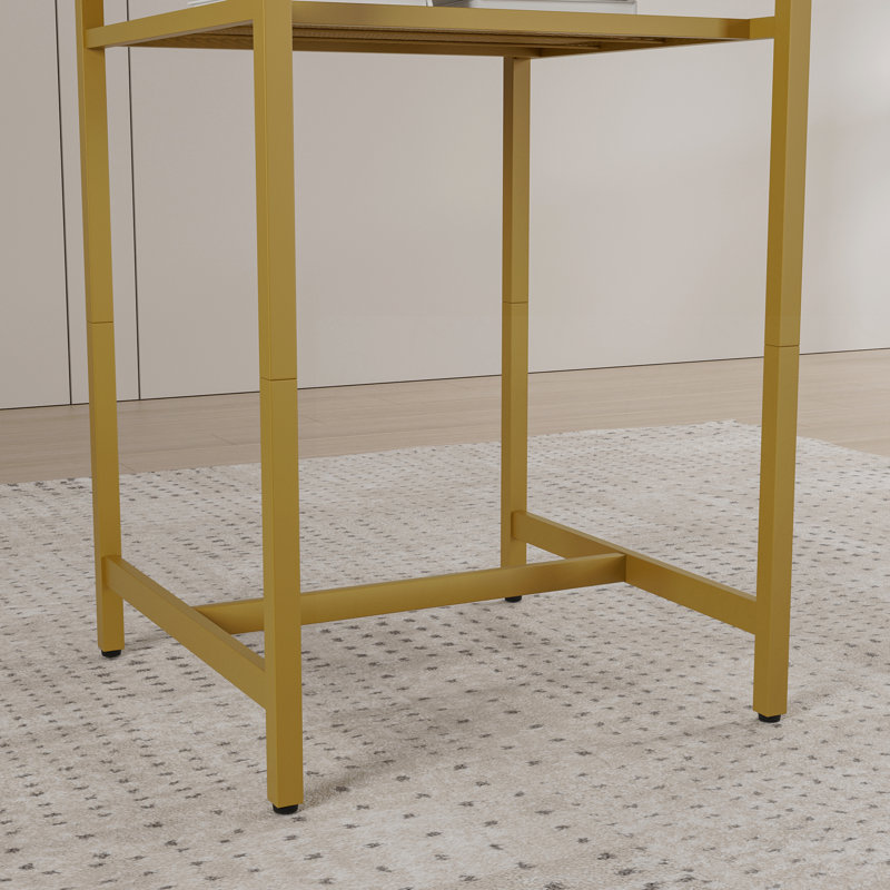Table de bar, équipée de 2 tabourets de bar, avec dossier et cloison
