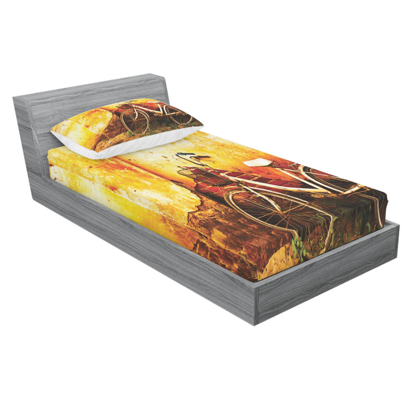 Microfiber Sheet Set, Twin XL Sheet Set with Fitted Sheet